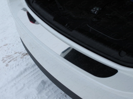 Mazda 6 2015 - Накладка на задний бампер (лист зеркальный)